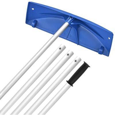 VEVOR Rastrello da Neve per Tetto, Lama in Plastica PP da 600 mm, Raschietto per Tetti da Neve Regolabile 1180-5550 mm con Ruote, Impugnatura Antiscivolo, Pala per Rimozione Neve Foglie e Detriti VEVOR Rastrello da Neve per Tetto, Lama in Plastica PP da 600 mm, Raschietto per Tetti da Neve Regolabile 1180-5550 mm con Ruote, Impugnatura Antiscivolo, Pala per Rimozione Neve Foglie e Detriti
