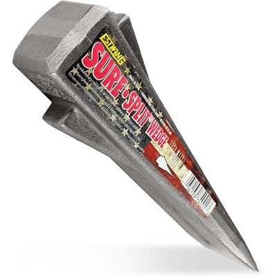 Estwing Sure Split Wedge 5-Pound Wood Splitting Tool with Forged Steel Construction & 1-7/8" Cutting Edge Estwing Sure Split Wedge 5-Pound Wood Splitting Tool with Forged Steel Construction & 1-7/8" Cutting Edge