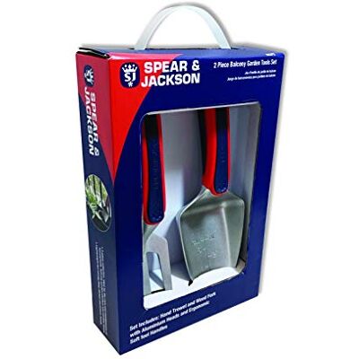 Spear & Jackson - Balcony Garden 2 Piece Tools - Aluminium Spear & Jackson - Balcony Garden 2 Piece Tools - Aluminium