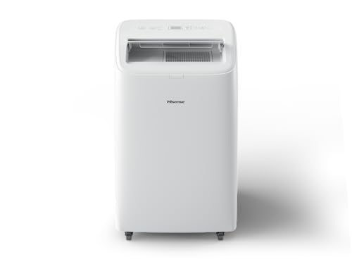 Hisense , QC, Climatizzatore Portatile,12000BTU/h, 3.5kW, 3-in-1 (Raffrescamento,Ventilazione,Deumidificazione),63dB,LED Display,Timer 24h, Telecomando[Classe energetica A]