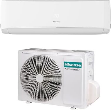 Hisense ,Climatizzatore fisso Halo CBYR0906W, Monosplit 1 Unità Interna + Esterna 9000BTU,Raffrescamento e Riscaldamento(2.6Kw/2.7Kw),Timer 24h, Telecomando[Classe energetica A++/A+]