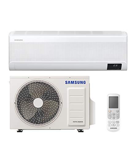 Samsung WindFree Elite, Climatizzatore Monosplit in pompa di calore, 9000 BTU, SmartThings e Intelligenza Artificiale, WiFi, GAS R32, AR09TXCAAWKNEU+AR09TXCAAWKXEU, [Efficienza energetica A+++/A+++]