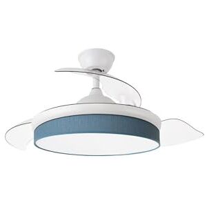 Blendend Ventilatore DC 72 W Bianco/Blu 3 pale, 91 cm, luce regolabile 3000 K, 4000 K, 6000 K, 7200 lm, con telecomando, memoria e timer. Blendend Ventilatore DC 72 W Bianco/Blu 3 pale, 91 cm, luce regolabile 3000 K, 4000 K, 6000 K, 7200 lm, con telecomando, memoria e timer.