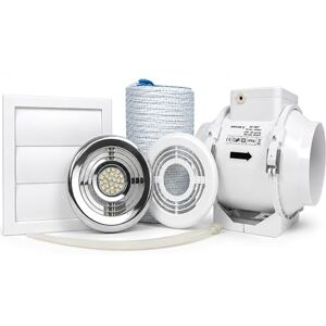 Airflow Aventa 100mm Kit doccia in linea - Kit Doccia Airflow Aventa 100mm Kit doccia in linea - Kit Doccia