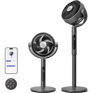 LEVOIT Ventilatore a Piantana 20dB, Ventilatore Smart Silenzioso per Camera da Letto, Ventilatore da Tavolo 2in1, Oscillazione 90°+120°, APP e Alexa, con Telecomando, 12 Velocità, 4 Modalità, Grigio LEVOIT Ventilatore a Piantana 20dB, Ventilatore Smart Silenzioso per Camera da Letto, Ventilatore da Tavolo 2in1, Oscillazione 90°+120°, APP e Alexa, con Telecomando, 12 Velocità, 4 Modalità, Grigio