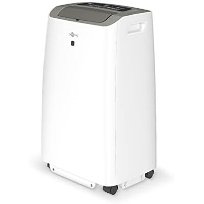 goobay Condizionatore d'aria portatile 9000BTU per 90m³-2m tubo scarico e set sigillatura della finestra+telecomando-4in1 2600W deumidificatore,ventilatore,raffreddatore d'aria e funzione,Bianco goobay Condizionatore d'aria portatile 9000BTU per 90m³-2m tubo scarico e set sigillatura della finestra+telecomando-4in1 2600W deumidificatore,ventilatore,raffreddatore d'aria e funzione,Bianco