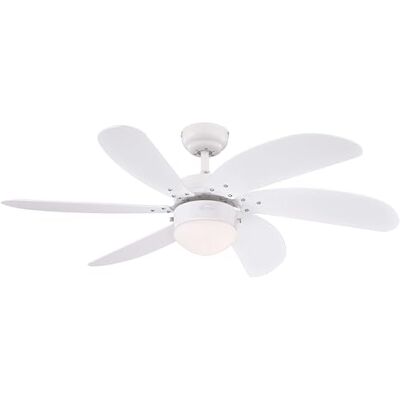 Westinghouse Ventilatore da soffitto Turbo Swirl bianco, 105 cm Westinghouse Ventilatore da soffitto Turbo Swirl bianco, 105 cm