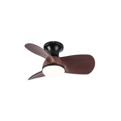 Wonderlamp Ventilatore da soffitto piccolo ø64 cm silenzioso LED Mancato Nero+rovere CCT 3000-4000-6000K, intensità regolabile 20 W Wonderlamp Ventilatore da soffitto piccolo ø64 cm silenzioso LED Mancato Nero+rovere CCT 3000-4000-6000K, intensità regolabile 20 W
