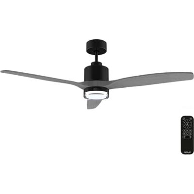 Cecotec Ventilatore da Soffitto con Luce EnergySilence Aero 5330 Jelly dark. 30 W, Motore DC, Diametro 46" (117 cm), 3 Pale, 3 Toni LED, Telecomando, Timer, 6 Velocità, Lampadina Non Inclusa Cecotec Ventilatore da Soffitto con Luce EnergySilence Aero 5330 Jelly dark. 30 W, Motore DC, Diametro 46" (117 cm), 3 Pale, 3 Toni LED, Telecomando, Timer, 6 Velocità, Lampadina Non Inclusa