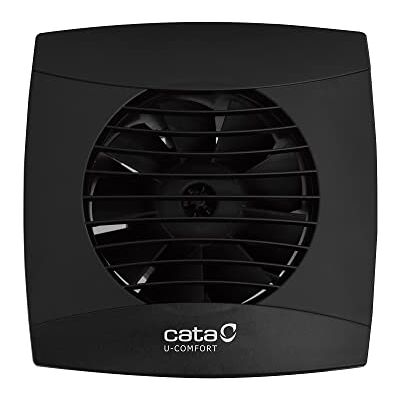 CATA , Ventilatore da bagno modello UC-10 STD BLACK Ventilatore di aspirazione silenzioso, serie U, comfort, motore a basso consumo energetico, serie standard, classe di efficienza energetica B, nero CATA , Ventilatore da bagno modello UC-10 STD BLACK Ventilatore di aspirazione silenzioso, serie U, comfort, motore a basso consumo energetico, serie standard, classe di efficienza energetica B, nero