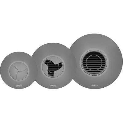 Airflow iCON 60 Copertura Ventilatore in Elegante Ultimate Grey – Perfetta per Arredi di Pregio – Compatibile con Estrattore d’Aria iCON 60 Airflow iCON 60 Copertura Ventilatore in Elegante Ultimate Grey – Perfetta per Arredi di Pregio – Compatibile con Estrattore d’Aria iCON 60