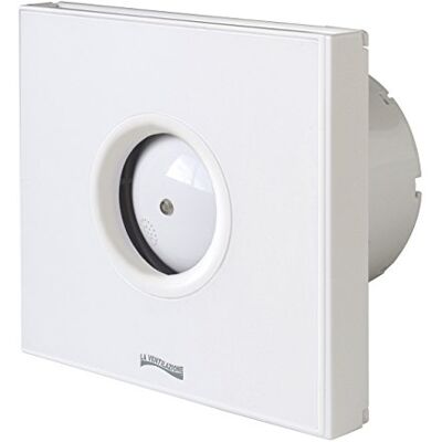 La Ventilazione Aspiratore Elicoidale Design Extra Piatto Bianco, per Foro diametro 100 mm / 4 La Ventilazione Aspiratore Elicoidale Design Extra Piatto Bianco, per Foro diametro 100 mm / 4