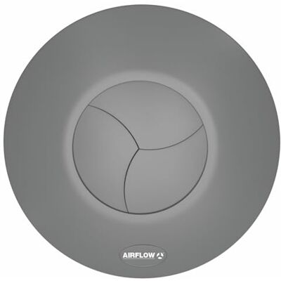 Airflow iCON 15 Copertura Ventilatore in Elegante Grigio Ultimate – Look Designer per Bagni – Compatibile con Estrattore iCON 15 & 15S Airflow iCON 15 Copertura Ventilatore in Elegante Grigio Ultimate – Look Designer per Bagni – Compatibile con Estrattore iCON 15 & 15S