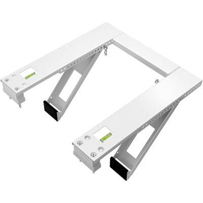 Qualward Staffa di supporto per condizionatore d'aria per finestra, resistente con 2 bracci, fino a 180 kg per unità AC da 12000 a 24000 Btu supporta fino a 180 kg Qualward Staffa di supporto per condizionatore d'aria per finestra, resistente con 2 bracci, fino a 180 kg per unità AC da 12000 a 24000 Btu supporta fino a 180 kg