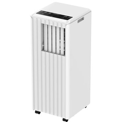 GarveeLife Condizionatore mobile 7000 BTU, silenzioso, 3 in -1 raffreddamento, ventilazione e deumidificazione, per ambienti fino a 35 m², 2 velocità di ventilazione, timer 24 h, pannello LED & telecomando, flui GarveeLife Condizionatore mobile 7000 BTU, silenzioso, 3 in -1 raffreddamento, ventilazione e deumidificazione, per ambienti fino a 35 m², 2 velocità di ventilazione, timer 24 h, pannello LED & telecomando, flui