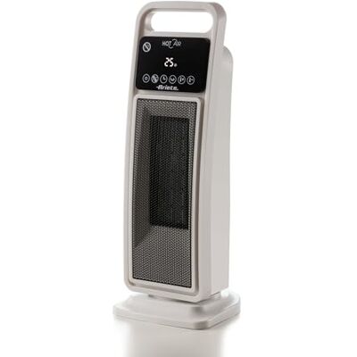 Ariete Stufa elettrica a torre, 2000W, Funzione ventilazione, Funzione oscillazione, Timer fino a 8 ore, Led display, Tecnologia ceramica, Basso consumo energetico, Bianco Ariete Stufa elettrica a torre, 2000W, Funzione ventilazione, Funzione oscillazione, Timer fino a 8 ore, Led display, Tecnologia ceramica, Basso consumo energetico, Bianco