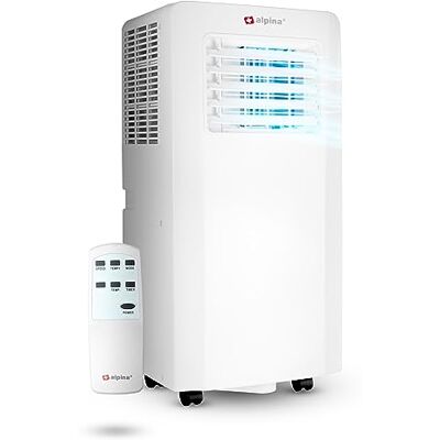 alpina Climatizzatore Mobile A007G Deumidificatore purificatore d'Aria Ventilatore 11000 BTU Timer Telecomando alpina Climatizzatore Mobile A007G Deumidificatore purificatore d'Aria Ventilatore 11000 BTU Timer Telecomando