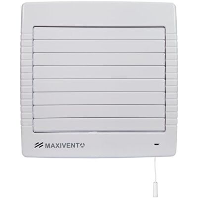 Airflow MaxiVent Ventilatore Estrattore 150 mm con Otturatore Automatico e Corda – 72 l/s, IP45, 28W, Silenzioso 57 dB, Garanzia 3 Anni, Installazione a Parete/Soffitto, Facile da Montare Airflow MaxiVent Ventilatore Estrattore 150 mm con Otturatore Automatico e Corda – 72 l/s, IP45, 28W, Silenzioso 57 dB, Garanzia 3 Anni, Installazione a Parete/Soffitto, Facile da Montare