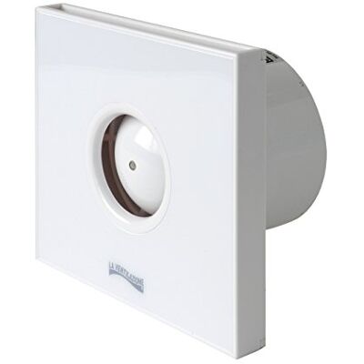 La Ventilazione Aspiratore Elicoidale Design Extra Piatto, Bianco, per Foro diametro 120 mm / 5 La Ventilazione Aspiratore Elicoidale Design Extra Piatto, Bianco, per Foro diametro 120 mm / 5