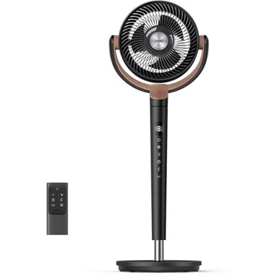 DREO ventilatore a piantana silenzioso 20 dB con oscillazione omnidirezionale 120°+120°, portata del vento fino a 26 m, flusso d’aria 1615 m³/h, altezza regolabile 94–107 cm, 3 modalità e 8 velocità. DREO ventilatore a piantana silenzioso 20 dB con oscillazione omnidirezionale 120°+120°, portata del vento fino a 26 m, flusso d’aria 1615 m³/h, altezza regolabile 94–107 cm, 3 modalità e 8 velocità.