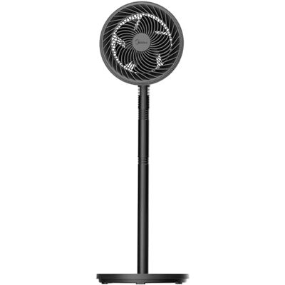Midea Ventilatore a Piantana 6 Pale Turbo, Motore DC Silenzioso, 15 Velocità e 4 Modalità, Oscillazione 30°–120°, Timer 24h, Altezza Regolabile 78–110 Midea Ventilatore a Piantana 6 Pale Turbo, Motore DC Silenzioso, 15 Velocità e 4 Modalità, Oscillazione 30°–120°, Timer 24h, Altezza Regolabile 78–110