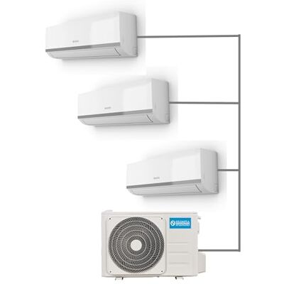 Olimpia Splendid , Aryal Trial 21 con Unità Interna Phenix, Climatizzatore 9.000 + 9.000 + 12.000 BTU / h Multisplit Inverter, Ionizzatore d'aria, Gas R32, Classe A++ in Raffreddamento, Wifi Integrato Olimpia Splendid , Aryal Trial 21 con Unità Interna Phenix, Climatizzatore 9.000 + 9.000 + 12.000 BTU / h Multisplit Inverter, Ionizzatore d'aria, Gas R32, Classe A++ in Raffreddamento, Wifi Integrato