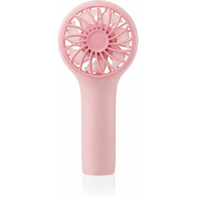 Wonderlamp Ventilatore a mano Bris Rosa, 3 velocità, indicatore di carica e batteria ricaricabile, mini ventilatore portatile compatto, ideale per i viaggi Wonderlamp Ventilatore a mano Bris Rosa, 3 velocità, indicatore di carica e batteria ricaricabile, mini ventilatore portatile compatto, ideale per i viaggi