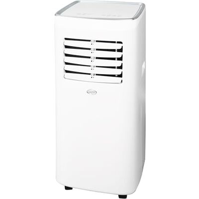 Argo Condizionatore mobile compatto Stefano 3 funzioni Raffreddamento Ventilazione Deumidificazione 8000 BTU/h Classe energetica A Bianco 69 x 32.8 x 33.4 cm Argo Condizionatore mobile compatto Stefano 3 funzioni Raffreddamento Ventilazione Deumidificazione 8000 BTU/h Classe energetica A Bianco 69 x 32.8 x 33.4 cm