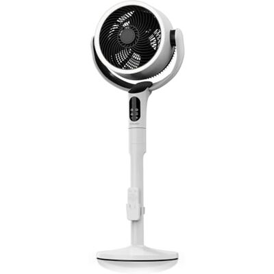cloer Ventilatore a piantana e da tavolo silenzioso, telecomando, 12 velocità, modalità notte 23 dB, oscillazione 60° 90° 120°, timer 1–12 h, touch, aromapad, ventilatore camera da letto cloer Ventilatore a piantana e da tavolo silenzioso, telecomando, 12 velocità, modalità notte 23 dB, oscillazione 60° 90° 120°, timer 1–12 h, touch, aromapad, ventilatore camera da letto