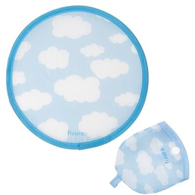 Fisura Ventaglio rotondo pieghevole Nuvole. Ventilatore a mano pieghevole originale. Frisbee blu e bianco. 5 pezzi. Ventaglio portatile per feste. 20 cm., Nuvole, 5 Unità, Taglia unica Fisura Ventaglio rotondo pieghevole Nuvole. Ventilatore a mano pieghevole originale. Frisbee blu e bianco. 5 pezzi. Ventaglio portatile per feste. 20 cm., Nuvole, 5 Unità, Taglia unica