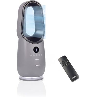 Princess Ventilatore senza pale – 60 W – Luce d’ambiente – Basso consumo – Oscillazione a 75° – 3 velocità – 351582 Princess Ventilatore senza pale – 60 W – Luce d’ambiente – Basso consumo – Oscillazione a 75° – 3 velocità – 351582