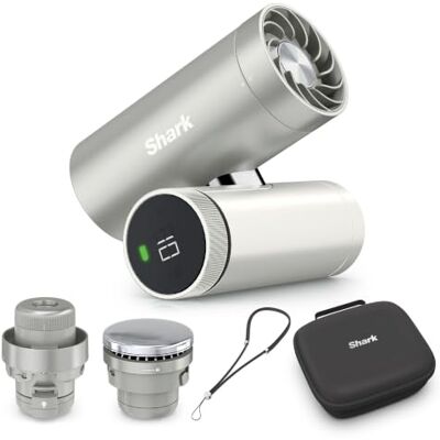 Shark ChillPill Sistema ventilatore personale ad alta velocità, nebulizzazione ultra fine e InstaChill 3 in 1, kit da viaggio, con 3 accessori di raffreddamento, bianco FA021EU Shark ChillPill Sistema ventilatore personale ad alta velocità, nebulizzazione ultra fine e InstaChill 3 in 1, kit da viaggio, con 3 accessori di raffreddamento, bianco FA021EU