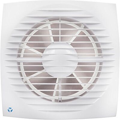 Airflow Flusso d' aria aria con ventola da parete, 6.3 W, 230 V, bianco, 100 mm Airflow Flusso d' aria aria con ventola da parete, 6.3 W, 230 V, bianco, 100 mm