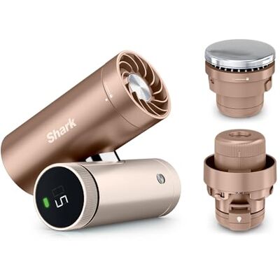 Shark ChillPill 3 in 1, Ventilatore Portatile ad Alta Velocità Nebulizzazione Ultra Fine e Sistema InstaChill, con 3 Accessori di Raffreddamento, Colore Iced Latte Shark ChillPill 3 in 1, Ventilatore Portatile ad Alta Velocità Nebulizzazione Ultra Fine e Sistema InstaChill, con 3 Accessori di Raffreddamento, Colore Iced Latte