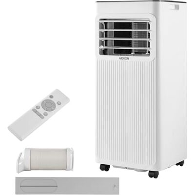 VEVOR Condizionatore d'Aria Portatile 2 kW 7000 BTU/h, Climatizzatore Portatile 3 in 1 con Pannello Touch LED e Telecomando, Timer 25 Ore, Modalità Raffreddamento, Deumidificazione e Ventilazione VEVOR Condizionatore d'Aria Portatile 2 kW 7000 BTU/h, Climatizzatore Portatile 3 in 1 con Pannello Touch LED e Telecomando, Timer 25 Ore, Modalità Raffreddamento, Deumidificazione e Ventilazione