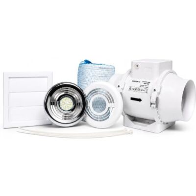 Airflow Aventa 100mm Kit doccia in linea - Kit Doccia Airflow Aventa 100mm Kit doccia in linea - Kit Doccia