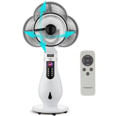 KASANOVA Ventilatore 4 in 1 con oscillazione 3D Combi KASANOVA Ventilatore 4 in 1 con oscillazione 3D Combi