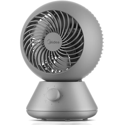 Midea MDF24JG Ventilatore da Tavolo Slienzioso 28dB, Diametro 20 cm per Circolazione Aria, Portata Potente 15m, Oscillazione 90°+90°, 3 Velocità Regolabili, Design Ultra per Camera e Ufficio Midea MDF24JG Ventilatore da Tavolo Slienzioso 28dB, Diametro 20 cm per Circolazione Aria, Portata Potente 15m, Oscillazione 90°+90°, 3 Velocità Regolabili, Design Ultra per Camera e Ufficio