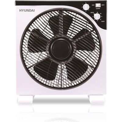 Hyundai Ventilatore a cassetto bianco, . 3 velocità, timer 120 min, 5 pale Hyundai Ventilatore a cassetto bianco, . 3 velocità, timer 120 min, 5 pale