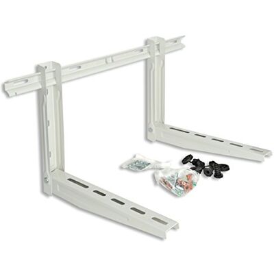 La Ventilazione EPSR420 Staffa Universale a Parete per Unità Esterna Condizionatore 420x400x800 mm, Bianco La Ventilazione EPSR420 Staffa Universale a Parete per Unità Esterna Condizionatore 420x400x800 mm, Bianco