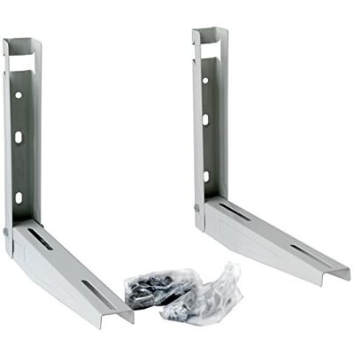 La Ventilazione Staffa Universale a Parete per Unità Esterna Condizionatore, Bianco, 450 x 400 mm La Ventilazione Staffa Universale a Parete per Unità Esterna Condizionatore, Bianco, 450 x 400 mm