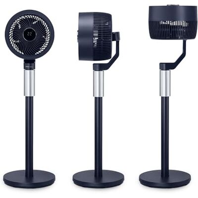 Ufesa Ventilatore a Circolazione d'aria con Oscillazione 3D a 360º, Multidirezionale, 70W, 3 Velocità, 3 Modalità, 1m Altezza, Telecomando, Timer, Display LED Ufesa Ventilatore a Circolazione d'aria con Oscillazione 3D a 360º, Multidirezionale, 70W, 3 Velocità, 3 Modalità, 1m Altezza, Telecomando, Timer, Display LED
