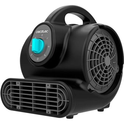 Cecotec Ventilatore Essiccatore di Moquette Ventilatore di Asciugatura Blowindustry 2000 Flowfloor. 200W, 1400RPM, 3 Velocità, Flusso Aria 1150m³/h, Multi-Posizione, Distribuzione Uniforme Cecotec Ventilatore Essiccatore di Moquette Ventilatore di Asciugatura Blowindustry 2000 Flowfloor. 200W, 1400RPM, 3 Velocità, Flusso Aria 1150m³/h, Multi-Posizione, Distribuzione Uniforme