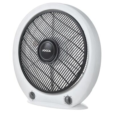 Jocca Ventilatore portatile da terra o da tavolo 5 pale 3 velocità Spegnimento automatico Timer Ventilatore a cassetta Antiribaltamento Diametro 30 cm Casa o ufficio Bianco Jocca Ventilatore portatile da terra o da tavolo 5 pale 3 velocità Spegnimento automatico Timer Ventilatore a cassetta Antiribaltamento Diametro 30 cm Casa o ufficio Bianco