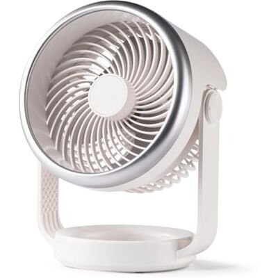 Wonderlamp Ventilatore da tavolo Brisita, 4 velocità, batteria ricaricabile, 12 ore autonomia, compatto e silenzioso, mini ventilatore portatile per scrivania Wonderlamp Ventilatore da tavolo Brisita, 4 velocità, batteria ricaricabile, 12 ore autonomia, compatto e silenzioso, mini ventilatore portatile per scrivania
