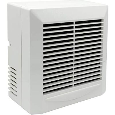 La Ventilazione Aspiratore cetrifugo da parete per foro Ø 100 mm Portata 260 m³/h. Colore Bianco La Ventilazione Aspiratore cetrifugo da parete per foro Ø 100 mm Portata 260 m³/h. Colore Bianco