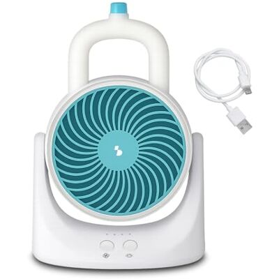 BEPER Mini Raffrescatore d’Aria USB con Luci LED, Condizionatore Portatile da Tavolo con 3 Velocità, Contenitori Ghiaccio, Inclinazione Regolabile, per Casa e Ufficio BEPER Mini Raffrescatore d’Aria USB con Luci LED, Condizionatore Portatile da Tavolo con 3 Velocità, Contenitori Ghiaccio, Inclinazione Regolabile, per Casa e Ufficio