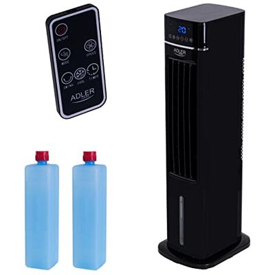 ADLER Climatizzatore a colonna 3 in 1, 320 W, con pannello touch LCD, ventilatore a colonna con 3 modalità di funzionamento della ventola ADLER Climatizzatore a colonna 3 in 1, 320 W, con pannello touch LCD, ventilatore a colonna con 3 modalità di funzionamento della ventola