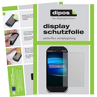 dipos 6x Pellicola Protettiva opaca per Panasonic Toughbook FZ-T1 Antiriflesso, riduce i riflessi, si adatta perfettamente, ultra sottile, antigraffio, senza bolle, anti impronte, autoadesiva dipos 6x Pellicola Protettiva opaca per Panasonic Toughbook FZ-T1 Antiriflesso, riduce i riflessi, si adatta perfettamente, ultra sottile, antigraffio, senza bolle, anti impronte, autoadesiva