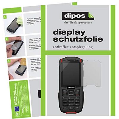 dipos 6x Pellicola Protettiva opaca per Ulefone Armor Mini Antiriflesso, riduce i riflessi, si adatta perfettamente, ultra sottile, antigraffio, senza bolle, anti impronte, autoadesiva dipos 6x Pellicola Protettiva opaca per Ulefone Armor Mini Antiriflesso, riduce i riflessi, si adatta perfettamente, ultra sottile, antigraffio, senza bolle, anti impronte, autoadesiva